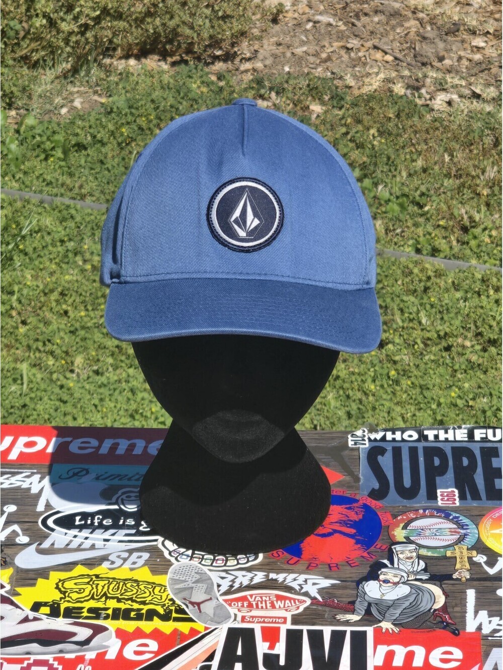 Blue Volcom Flexfit Hat